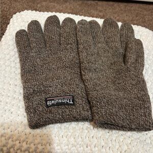 3M Thinsulate Warm Brown Gloves